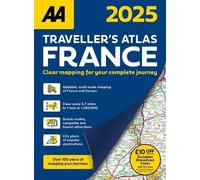 AA Traveller's Atlas France 2025