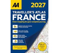 The AA – AA Travellers Atlas France 2027 – Flexi Bound