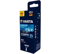 Aa Varta Mignon Alkaline Alkaline Longlife Power Lr06 40pack