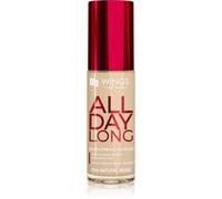 AA Wings of Color All Day Long Long Lasting Foundation fond de teint longue tenue teinte 504 Natural Beige 30 ml