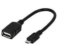 AA0035 Câble OTG, USB 2.0 USB Femelle A, Micro USB-B Mâle 0,2m LOGILINK