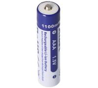 AAA 1,5V 1100mWh typique 700mAh Batterie lithium-ion rechargeable uniquement avec un chargeur spécial