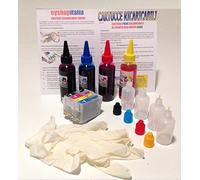 AAA + + + Cartouches rechargeables auto reset chip 27 x l compatibles pour Epson Workforce WF-3620DWF WF-7620DTWF WF-7610DWF WF-3640DTWF WF-7110DTW instructions en italien assistance technique Post vente expédié de Italie en 48 heures