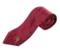 AAA Merchandise Warhammer 40K Chaos Cravate et broche pour homme sous licence officielle Cadeau pour lui, papa, joueur, collectionneur, cadeau d'anniversaire