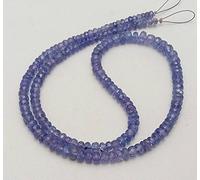 AAA Qualité naturelle tanzanite facettée perles de pierres précieuses en vrac 40,6 cm plage en gros perles à facettes collier bijoux