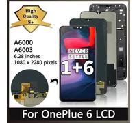AAA + qualité pour OnePlus 6 A6000 A6003 LCD écran tactile numériseur à assembler pour One Plus 6 1 + 6 LCD pièces de rechange Ori NO Frame