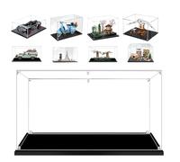 AAABOX 40x25x25cm 3mm Acrylique Vitrine Exposition pour Lego Jardin-Paisible 10315 Land Rover Classic Defender 90 10317 Vespa 125 10298 Paris Skyline 21044 Endor Speeder Chase Diorama 75353