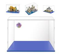 AAABOX 40x30x25 Transparent Plexiglas Vitrine Antipoussière pour Collection | pour Lego Harry Potter Chateau 76419,Himeji 21060,Blanche Neige 43242,John Deere 42158,75292,75357,76295,Base Bleue