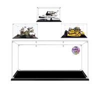 AAABOX 60x40x30cm Grand Vitrine,3mm Transparente Acrylique Boîte de Présentation pour Lego NASA Space Shuttle Discovery 10283 Cat D11 42131 71797 21351