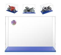 AAABOX Acrylique Vitrine 50x20x35 pour Lego Moto BMW 42130,Ducati 42202