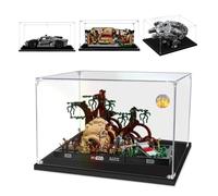 AAABOX Vitrine Transparent 35x25x20cm,3mm Acrylique Boîte de Présentation pour Lego Millennium Falcon 75375 Dagobah Jedi Training Diorama 75330,Boite Anti Poussière pour 21319 10321 42173