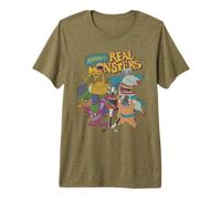Aaahh!!! Real Monsters All Characters T-Shirt Haut de Gamme
