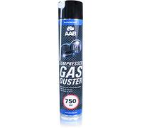 AAB Bombe a Air Comprimé 750ml - Préparation en Spray, sans Odeur Nettoyage PC, Enlever la Poussière, Bombe d'air Sec, Aérosol de Rendement Élevé, Computer Cleaner, Ne Contient Pas de Fréon