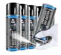 AAB Compressed Gas Duster 400ml - Préparation pour le Nettoyage et la Congélation, Spray Froid, Spray Congélateur à Tube, Spray Réfrigérant, Spray de Frio, Kit de Congélation - 5 Pièces