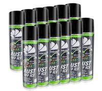AABCOOLING 12x Rust Off Ice 500ml - Spray Lubrifiant Multi-Usages avec Action Antirouille, Formule Choc Thermique, Dérouillant, Convertisseur de Rouille, Rust Remover Spray, Anti-Rouille, FR