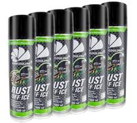 AABCOOLING 6x Rust Off Ice 500ml - Lubrifiant et Dissolvant de Rouille Professionnel en Spray, Action Rapide Par le Froid Pour Débloquer les Mécanismes, Pour Bricolage, Atelier et Entretien Auto, FR
