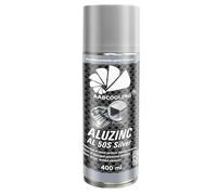 AABCOOLING Aluzinc AL 50S Argent 1x 400ml - Spray Zinc Aluminium Anti-Rouille, Protection Carrosserie, Métal, Séchage Rapide, Haute Résistance, Extérieur, Auto Moto, Anticorrosion, Réparation, K1