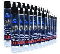 AABCOOLING Compressed Gas Duster Flex 750ml - 24 Pièces - Air Comprimé avec Un Tube Flexible, Bombe Air Sec, Air Comprimé Nettoyage PC, Computer Cleaner, Aérosol Dépoussiérant, Aérosol