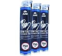 AABCOOLING Contact Cleaner PRO 750ml - 3 Pièces - Agent Puissant De Nettoyage Des Contacts - Spray Contact Électrique, Nettoyage Moteur, Désoxydant Électronique, Nettoyant pour Carburateur