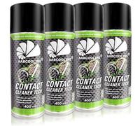 AABCOOLING Contact Cleaner TECH (Lot de 4x400 ml) - Spray de nettoyage contacts électriques et moteurs, élimine la poussière, huile, séchage rapide, protège contre l’oxydation K1