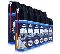 AABCOOLING Gas Leak Detector 320ml - 12 Pièces - Spray Détecteur de Fuite de Gaz, Detecteur Fuite Gaz, Spray Fuite Detecteur, Detecteur de Fuite Gaz, Detecteur de Fuite d'air, Detecteur de Fuites