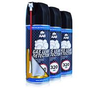 AABCOOLING Gas Leak Detector 320ml - 3 Pièces - Spray Détecteur de Fuite de Gaz, Detecteur de Gaz Butane, Detecteur Propane, Detecteur Fuite, Detecteur de Gaz Naturel, Detecteur de Fuite Aerosol