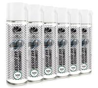 AABCOOLING Home&Office Air Comprimé 6x500ml - Spray Dépoussiérant pour Nettoyage Clavier, Ordinateur, Écran et Matériel de Bureau - Bombe d'Air Sec Puissante