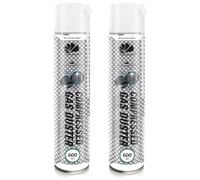 AABCOOLING Home&Office Compressed Gas Duster Bombe Air Sec 2x600ml - Aérosol d'Air Comprimé, Dépoussiérant Puissant, Nettoyage de Matériel Informatique, Console, Klavier, Imprimante, K1
