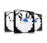 AABCOOLING Silent Force Fan 14-140mm Ventilateur pour Boîtier PC Silencieux et Efficace avec 4 Pads Anti Vibrations, 12V, Ventilation PC, 14cm, Ventilo PC, Fan PC. 8,6 dB(A) 100 m3/h - 3 Pièces