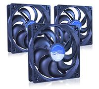 AABCOOLING Super Silent Fan 12 PRO - 120mm Ventilateur pour Boîtier PC Silencieux et Efficace avec 4 Pads Anti Vibrations, 12V, Ventilation PC, 12cm, Ventilo, Fan PC 13,9 dB(A) 90 m3/h - 3 Pièces