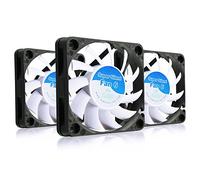 AABCOOLING Super Silent Fan 6-60mm Ventilateur pour Boîtier et Imprimante 3D Efficace avec 4 Pads Anti Vibrations, 12V, Ventilation PC, 6cm, Ventilo PC, Fan PC - Paquet de Valeur 3 Pièces