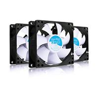 AABCOOLING Super Silent Fan 8-80mm Ventilateur pour Boîtier Silencieux et Efficace avec 4 Pads Anti Vibrations, 12V, Ventilateur Pour PC, 8cm, Ventilateur 80, 13,9 dB(A), 33 m3/h - 3 Pièces