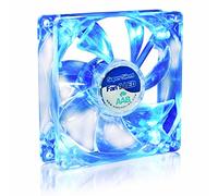 AABCOOLING Super Silent Fan 9 Blue LED - 92mm Ventilateur pour Boîtier PC Silencieux et Efficace avec 4 Pads Anti Vibrations et des LED Bleues 12V Ventilation PC 9cm Ventilo PC Fan PC 13,6 DB 58 m3/h