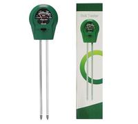 AABDTYYD Testeur PH Sol et Testeur Humidité, 3-en-1 Sonde de Sol pour Jardin/Plantes d'Intérieur, Capteur Vert d'Arrosage avec Analyse Fertilité, 255x60x35mm Léger (80g)
