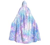 aabkjgfr Robe de sorcière d'Halloween avec imprimé écailles de sirène, costume de magicien de vampire pour adulte, utilisé pour les fêtes, les mascarades, le carnaval, les fêtes costumées, les jeux de