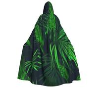 aabkjgfr Robe de sorcière verte tropicale pour Halloween, costume de sorcière vampire pour adulte, utilisé pour les fêtes, les mascarades, les carnavals, les fêtes costumées, les jeux de rôle