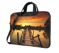 AABSTBFM Carpes koï traditionnelles avec imprimé de pois pour ordinateur portable - Sac moderne pour ordinateur portable - Sac à bandoulière pour ordinateur portable - Pour affaires, voyages, école