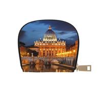 AABSTBFM Porte-cartes imprimé en cuir synthétique pour homme et femme, Cité du Vatican, Taille unique, Moderne