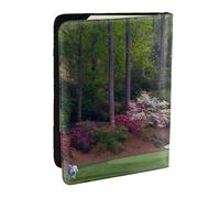 AABSTBFM Porte-passeport imprimé parcours de golf de 16,5 cm, étui de voyage en cuir pour passeport de voyage pour homme et femme, Noir , Taille unique