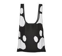 AABSTBFM Sac de courses pliable avec imprimé de livres - Sac d'épicerie réutilisable et imperméable - Grand sac fourre-tout - Sac fourre-tout - Sac de plage, Patte d'ours, Taille unique