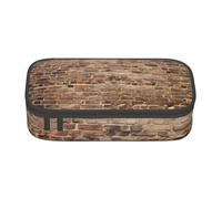 AABSTBFM Trousse à crayons avec fermeture éclair pour l'école, le bureau et les voyages Motif papillons et narcisses, Mur de brique., Taille unique, Cartable