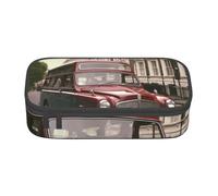 AABSTBFM Trousse à crayons avec fermeture éclair pour l'école, le bureau et les voyages Motif voiture d'Angleterre, Voiture d'Angleterre, Taille unique, Cartable