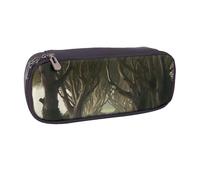 AABSTBFM Trousse à crayons en cuir imprimé voiture Angleterre - Trousse à crayons multifonction et trousse de maquillage pour l'école, le bureau et les voyages, Dark Hedges Irlande du Nord, Taille