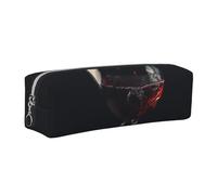 AABSTBFM Trousse carrée en cuir avec fermeture éclair dorée pour l'école, le bureau et les voyages, Argenté., Taille unique, Cartable