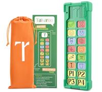 AAC Équipement sensoriel pour autisme - Appareil de communication AAC pour enfants et adultes non verbaux - 4 boutons programmables et 12 boutons emblématiques prédéfinis avec volume réglable (aide au