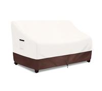 Aacabo Housse de canapé d'extérieur imperméable pour meubles de patio - 193 cm (beige)