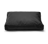 Aacabo Housse de rechange réutilisable pour lit pour chien avec poignée et fermeture éclair - Noir - Résistante aux déchirures (housse uniquement) - Taille M