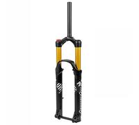 AADDFDD Fourche à air VTT 27,5/29 Pouces, Fourche à Suspension pour VTT de Descente, débattement de 140 mm, réglage du Rebond, Verrouillage Manuel, Fourche Avant Droite/Conique de 1-1/8'',