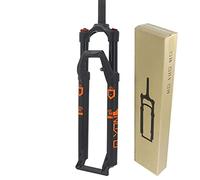 AADDFDD Fourches VTT 26 Pouces, 27,5 Pouces, 29 Pouces, Amortisseur, Blocage Manuel/à Distance, Tube Droit 1-1/8 Pouce, Accessoires, débattement 120 mm