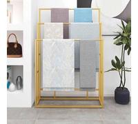 AADDFDD Portant Vetements, Présentoir d'échantillons de Tissus sur Pied, présentoir pour couettes, couvertures, écharpes, Serviettes et Rideaux, présentoir pour Textiles de Maison, boutiques, Centre